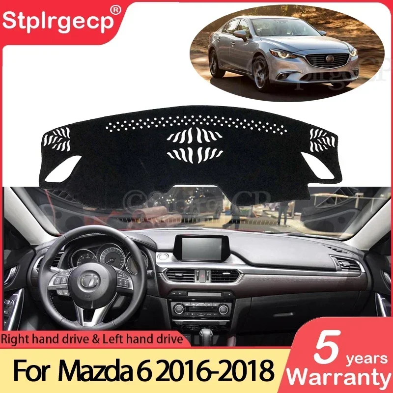 For Mazda 6 2013 2014 2015 2016 2017 2018 GJ1 GL Atenza Anti-Slip Mat Dashboard Cover Pad Sunshade Dashmat Cape Accessories Rug
