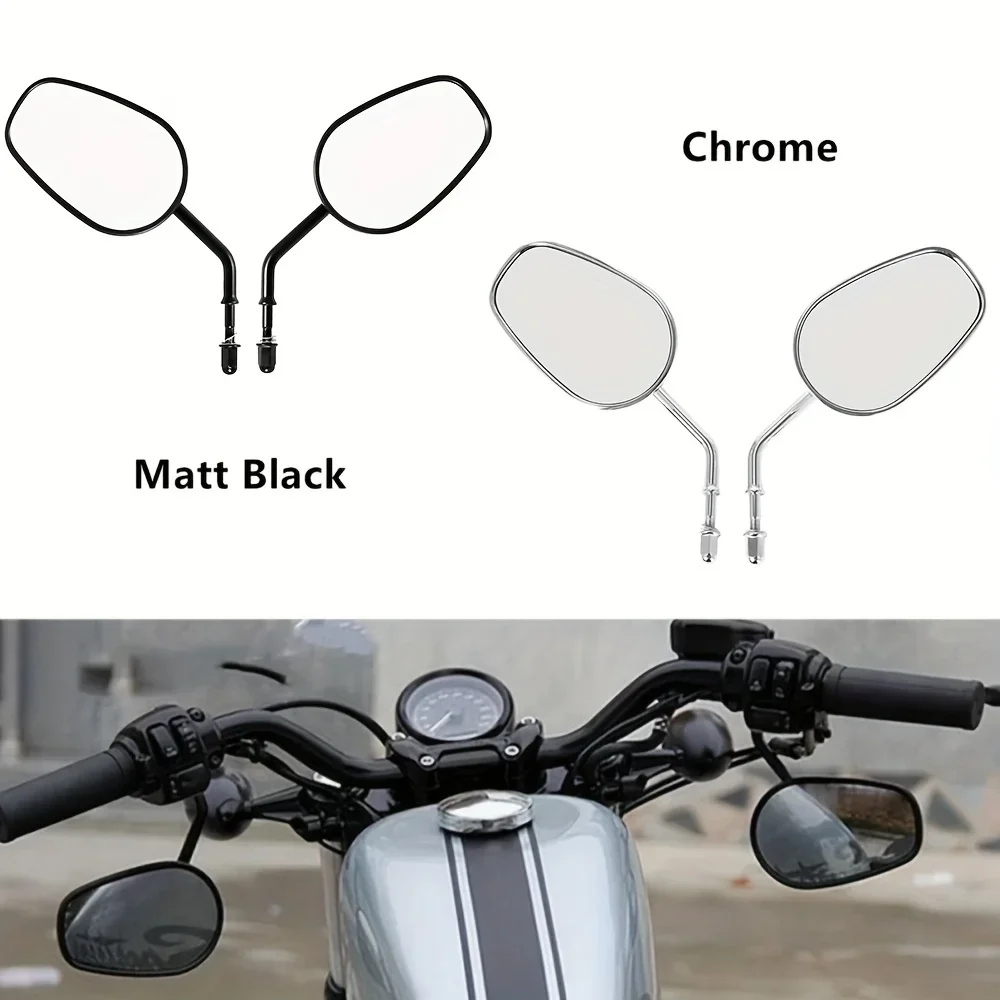 

Adjustable Retro Metal Rearview Mirror for Motorcycle