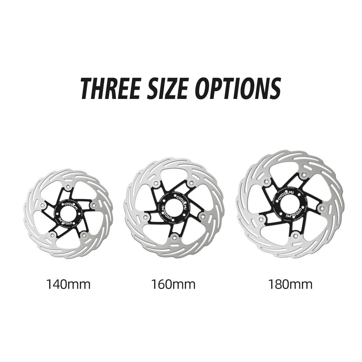 CYCLAMI Rotore del Freno A Disco Della Bici 160mm 180mm Idraulico Ad Alta Resistenza Strada MTB Rotore Galleggiante Disco Freno Della Bicicletta 6 Bulloni Parte Della Bici