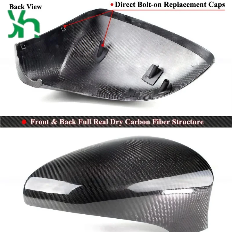 لكزس CT ES IS GS RCF الملحقات الخارجية مرآة جانبية استبدال غطاء مرآة خلفية من ألياف الكربون الحقيقية #3