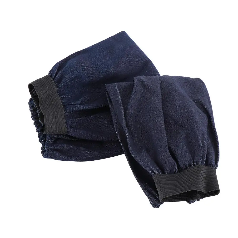 Dustproof Welder Heat Protection Cut Resistant Protective Welding Work Supply Oversleeve Denim Sleeve Arm Sleeves