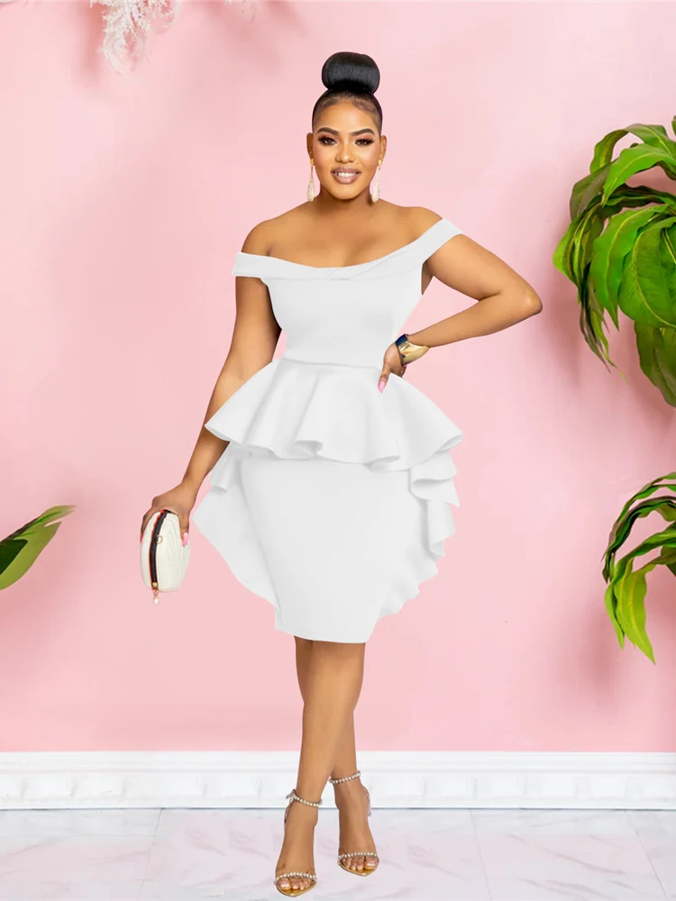 Ruffle Peplum Dresses: The Secret Weapon for Curves, Confidence, and  Cocktails