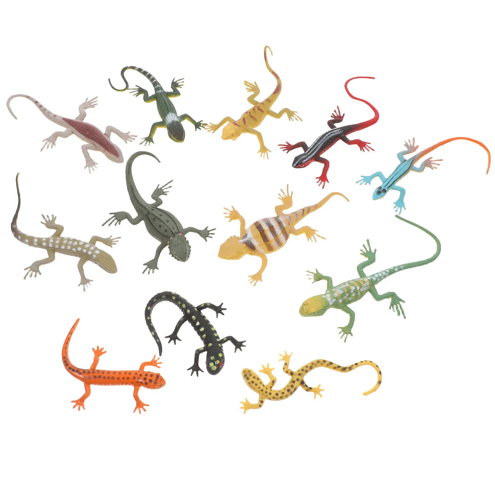 

Набор из 12 реалистичных пластиковых игрушек-гекконов для розыгрышей, декора дома и вечеринок