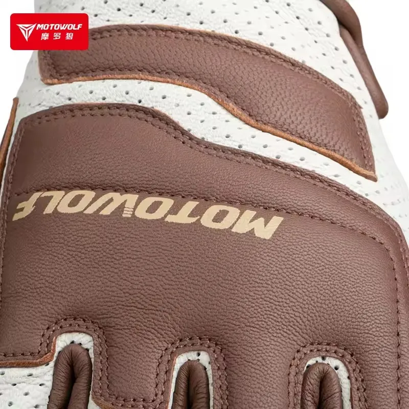 Guantes para Motos Leather Motorcycle Gloves Accesorios Moto Luva Motocicleta Motorrad Guanti Luvas Retro Vintage Riding Gloves