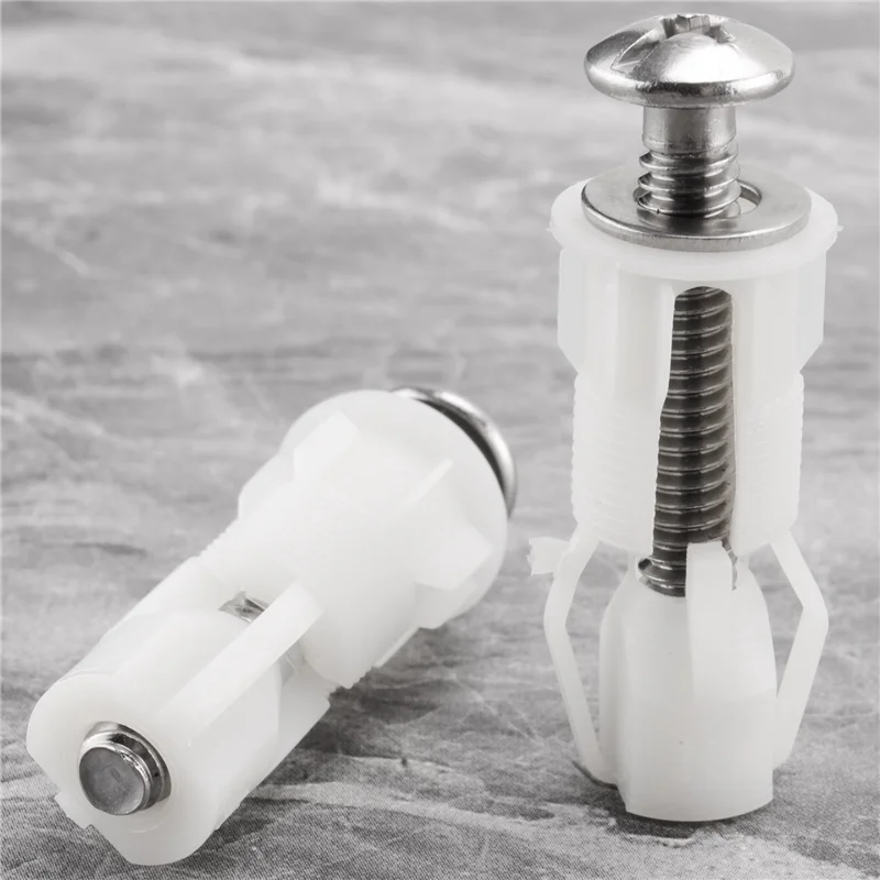 

Toilet Seat Screws And Toilet Lid Screws Stainless Steel Top Fixing Hinges Screws, For Toilet Seat Replacement Parts-B91B
