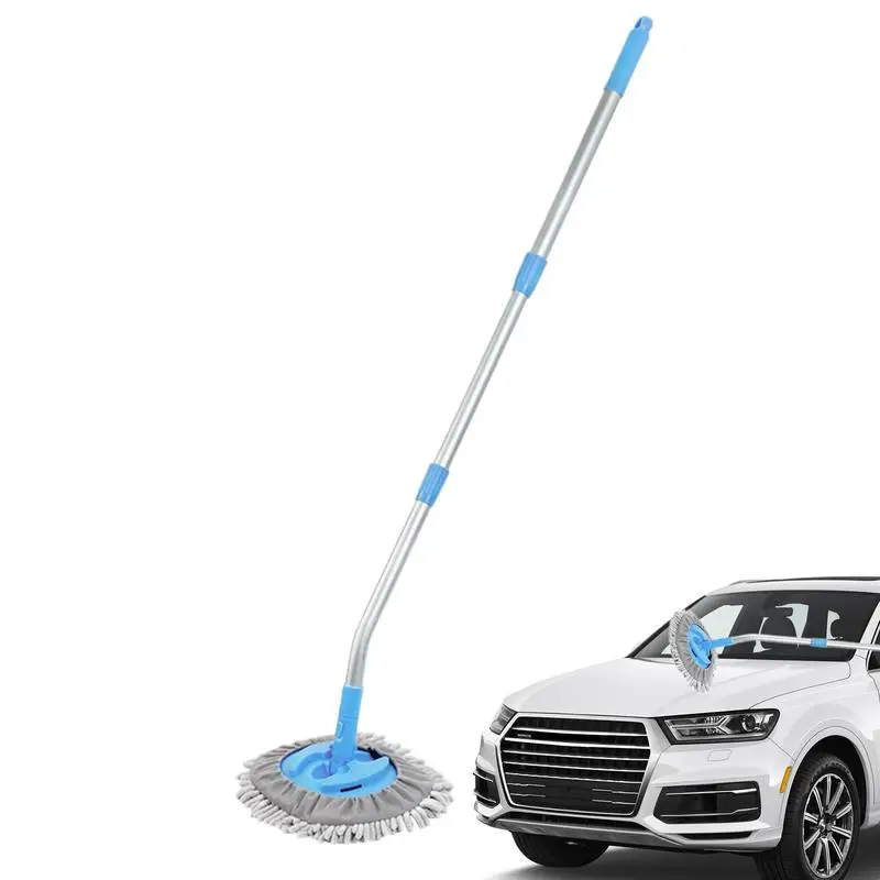 

Car Wash Brush With Handle Rotatable Long Handled Car Wash Brush Truck Wash Brush Anti-Scratch Car Wash Brush Mop Car Cleaning