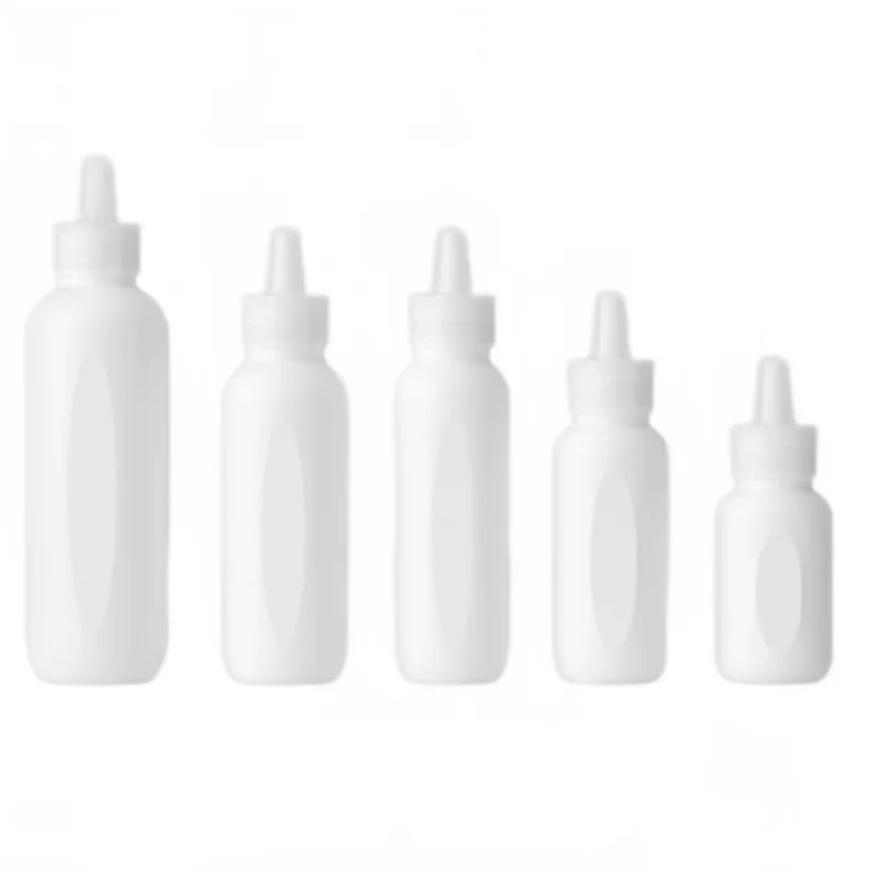 

60ml 80ml 100ml 120ml 150ml White Soft Cosmetic Bottles Empty Hair Salon Squeezable Packaging Tubes