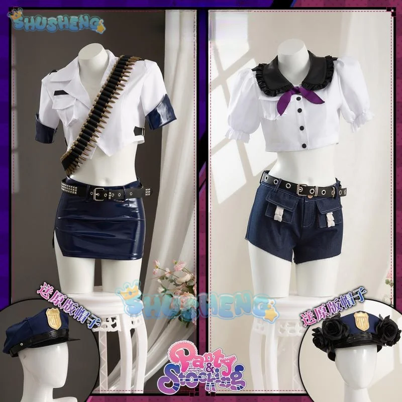 

IN STOCK Stocking/Panty Anarchy Cosplay Anime Panty & Stocking with Garterbelt Shusheng Cosplay Stocking Panty Police Uniform