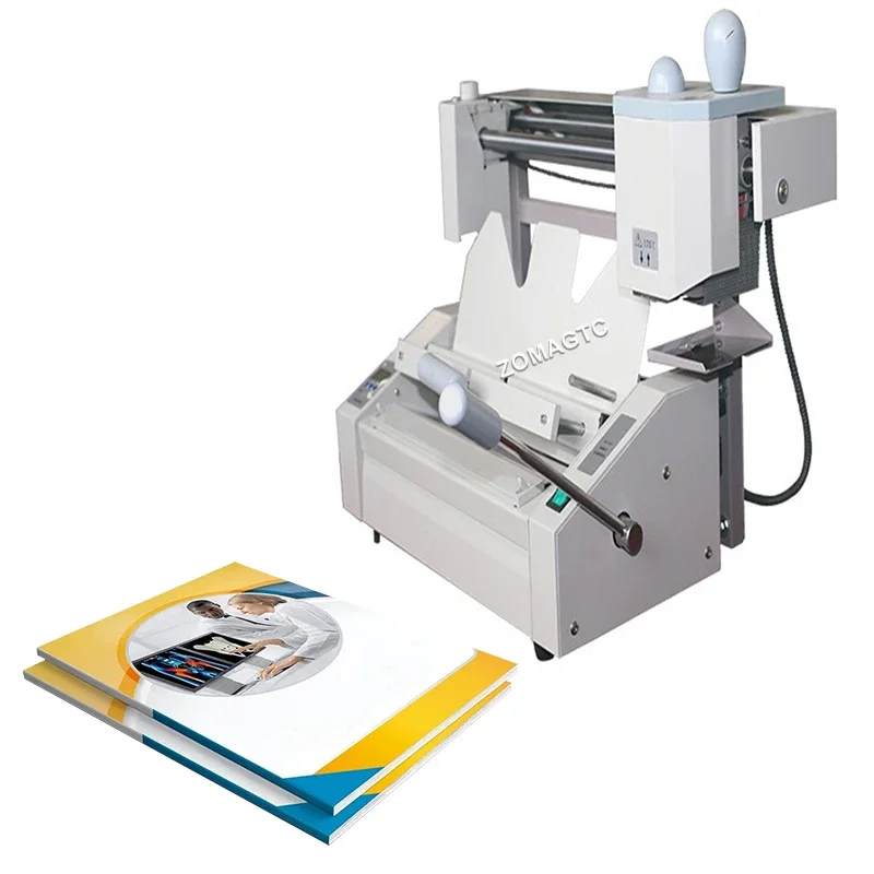 Manual hot melt glue book binding machine electricity glue book binding machine book binding machine glue