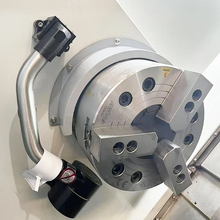 High-Precision Slant Bed Turret Small CNC Turning Center 3-axis Lathe Machine With 12-station Power Turret For Metalworking