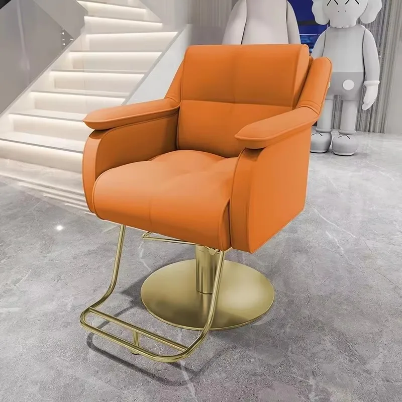 

Premium Beauty Barber Chair Creative Aesthetic Premium Swivel Hairdresser Chair Modern Comfortable Sillon Barberia Furniture