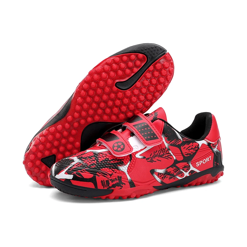 New Men Kids Soccer Shoes Professional Cleats Non-Slip Ultralight Football Boots Grass Boys Match Training Shoes Drop Shipping