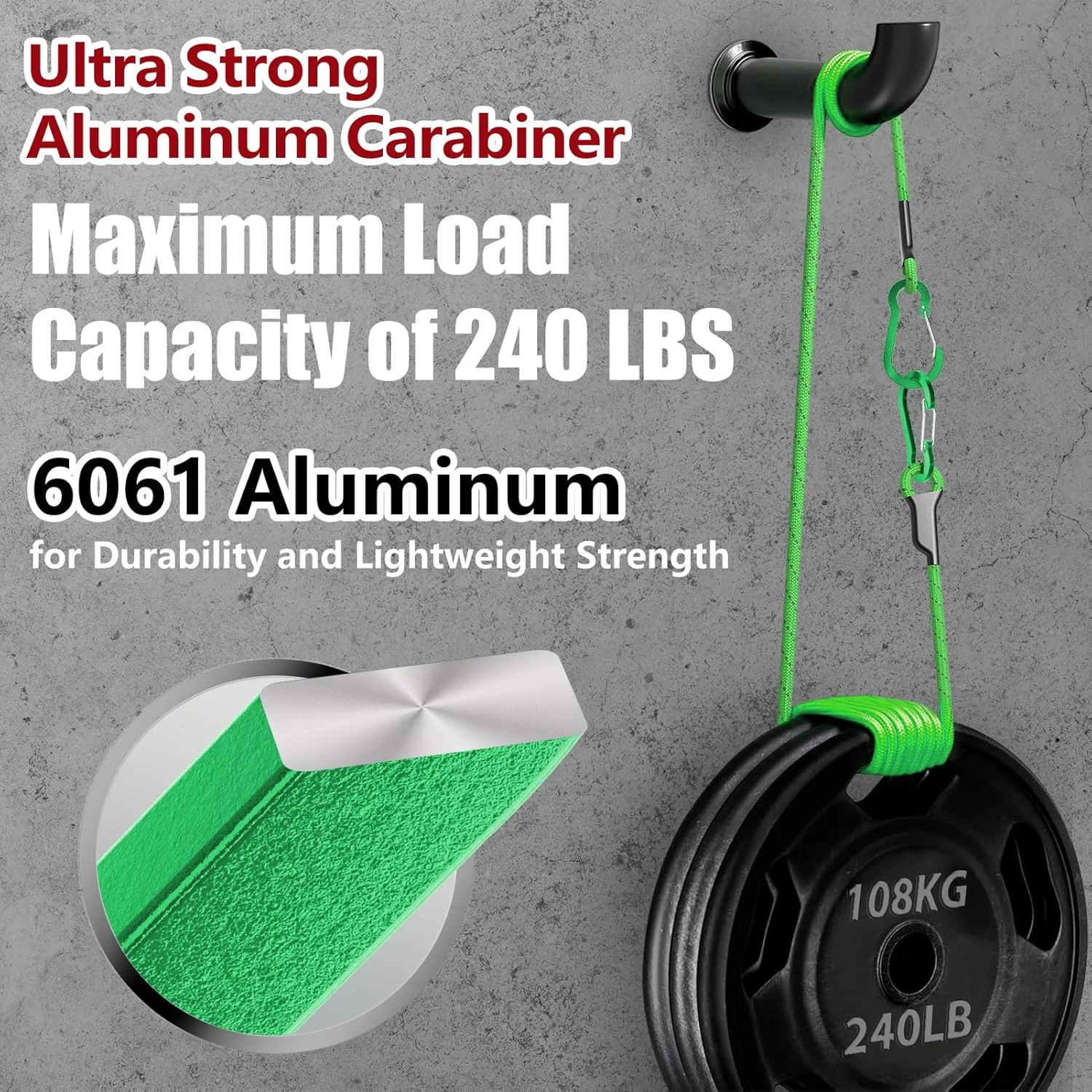 CC1 متعدد الاستخدام D حلقة تسلق كليب 6/12 حزمة صغيرة سلسلة المفاتيح الصغيرة 2 بوصة الألومنيوم متعدد الألوان تسلق الملحقات دروبشيبينغ #6