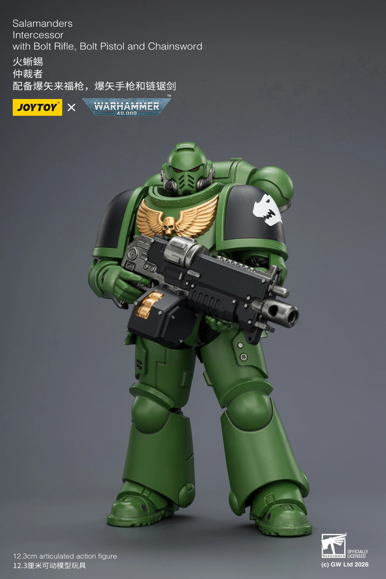 1/18 JOYTOY Actionfigur 40K Ultramarines Imperial Fists Blood Angels Intercessor Anime-Modell Sammlerstück – Detail 26
