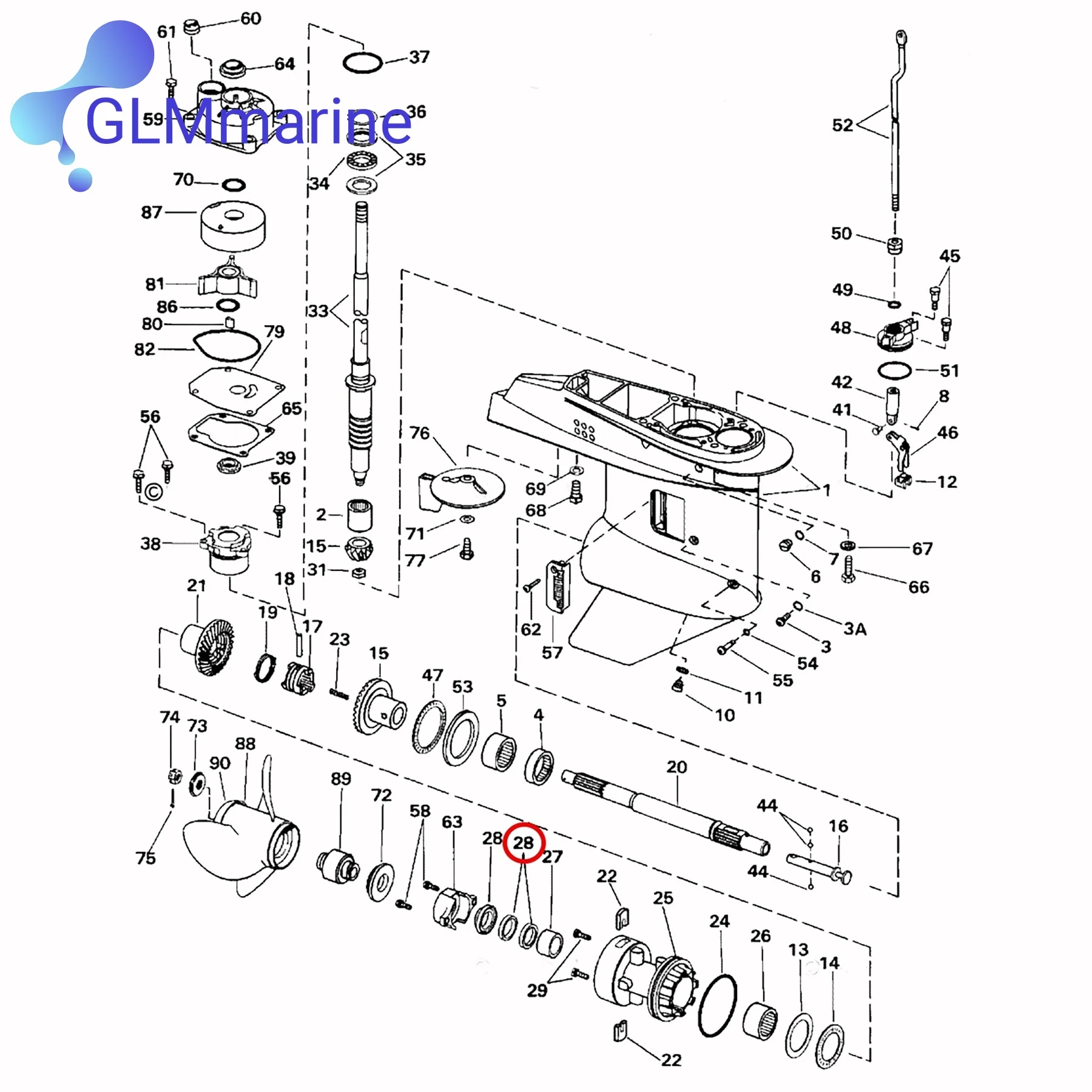 2 Stück Öldichtung 0321467   Für Johnson Evinrude Außenbordmotor 33 PS 35 PS 40 PS 48 PS 50 PS 55 PS 60 PS Motor 0303804 0777527   86060 18-2060