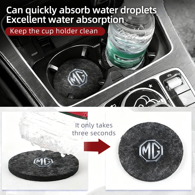 Car Cup Holder Mat Console Drinks Pad Mug Coaster Mute Pad For Morris Garages MG 6 3 5 7 TF ZR ZS HS GS GT Hector RX5 RX8 350 view 6