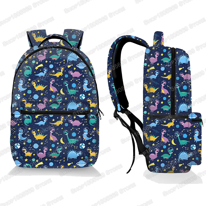 Cute Dinosaur Pattern Print Backpack Women Men Rucksack for Travel Teenager School Bags Girl Fashion Laptop Bags Rucksacks Gift