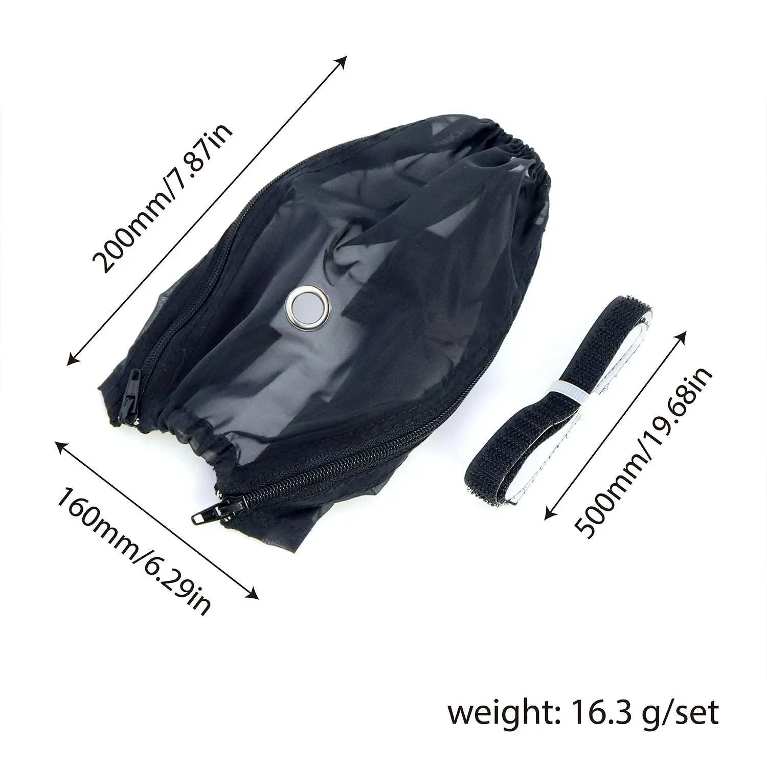 Waterproof Zipper Dust Cover for MJX 1/14 Hyper Go 14301 14302 14211 RC Car Chassis Protection Durable Upgrade Accessory