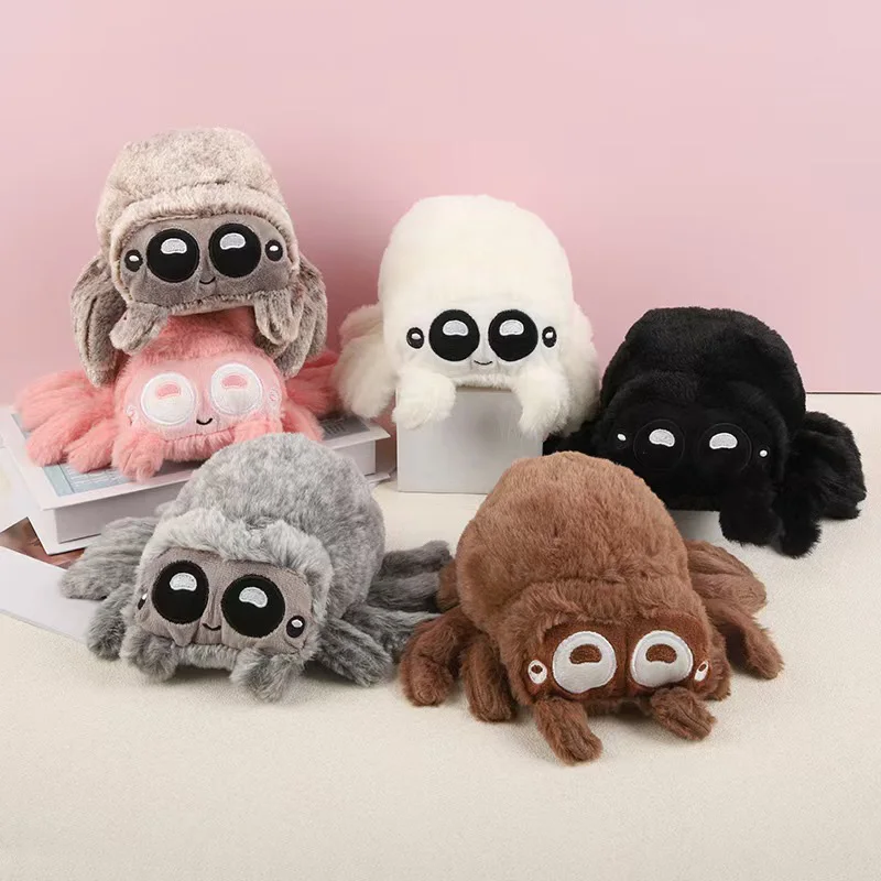 

Funny Spider Lucas Plush Toys Exquisite Insect Ornaments Party Decoration Realistic Halloween Festival Gifts For Children Friend