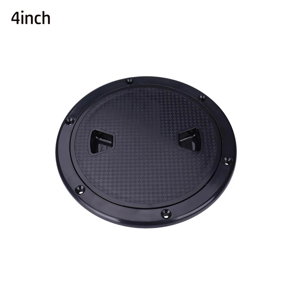 Deck Plate Inspection Hatch, 4 inch, Separate Cover Plate and Chassis, Weather Tight, O Ring Sealed, for Boat Yacht RV