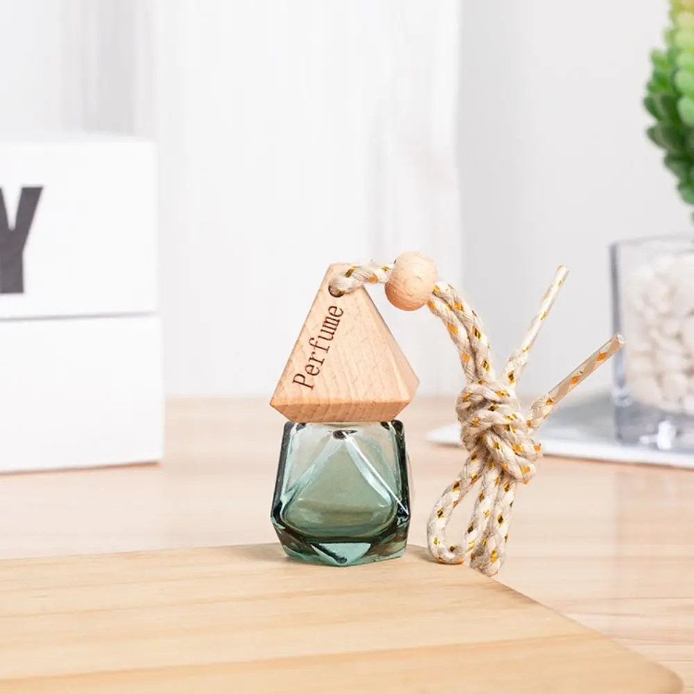 Mini Car Diffuser Bottle 8ml Hanging Ornament Hanging Car Perfume Bottle Refillable Car Air Freshener Bottle