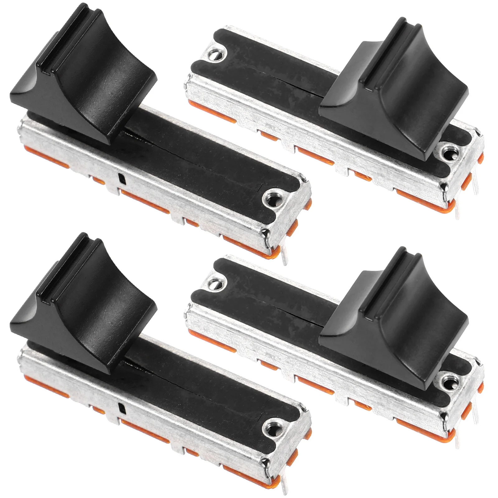 

4Pcs Linear Slide Potentiometer 10K Stereo Audio Volume Controller for Mixing Console Turntable Dj Equipment Tuning Adjustment
