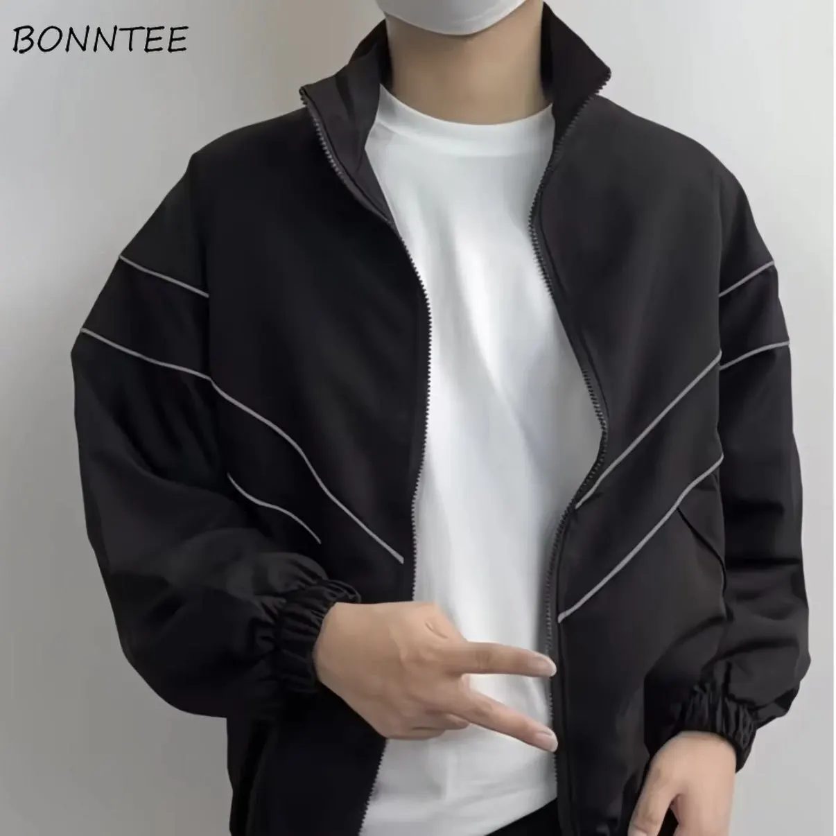 

Мужские куртки: повседневные, дизайнерские, стильные, для уличной моды, молодежные, в стиле хип-хоп, для студентов, американский стиль, модные, свободные, крутые, осенние, K-pop