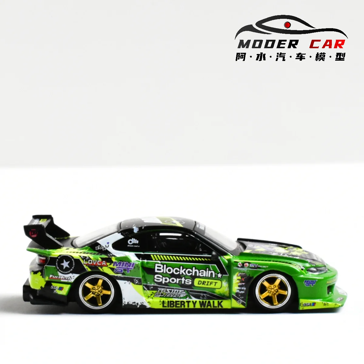 MINIGT TSM 1:64 Display 823 S15 SILVIA Volwassenen Hobby Diecast Modelauto