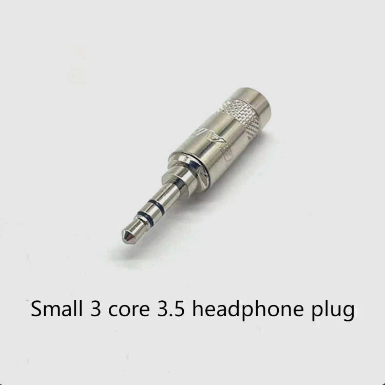 5 Pieces NYS231L Small Three Core Stereo Dual Channel Head 3.5mm Headphone Head and Tail Hole 6.5mm