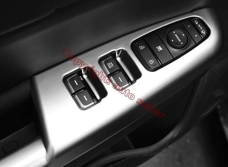 

ABS Pearl Chrome Interior buttons panel Cover Trim For KIA Sportage 2016 2017 2018 Car Accessories Stickers