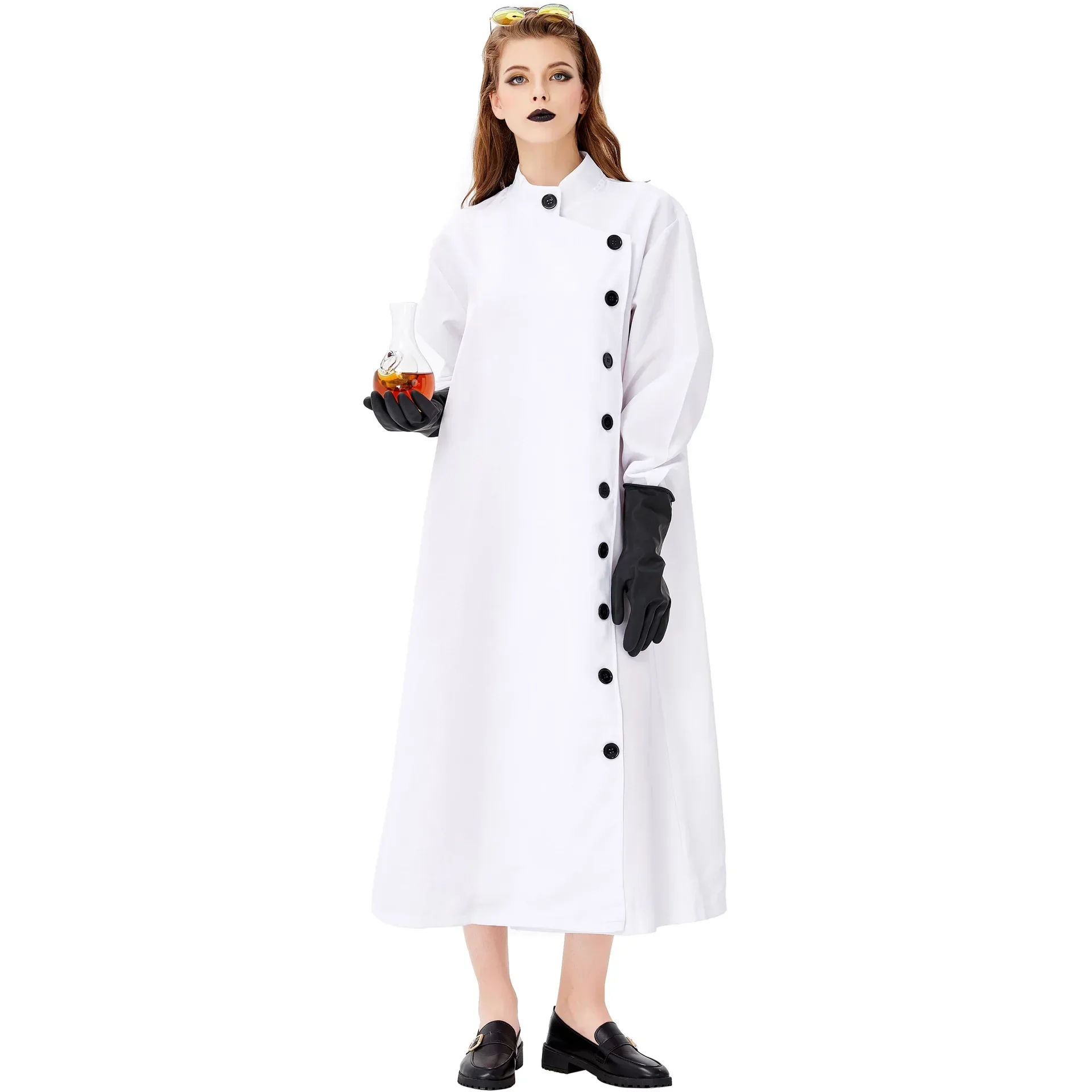 Halloween volwassen cosplay Mad Scientist kostuum laboratoriumjas