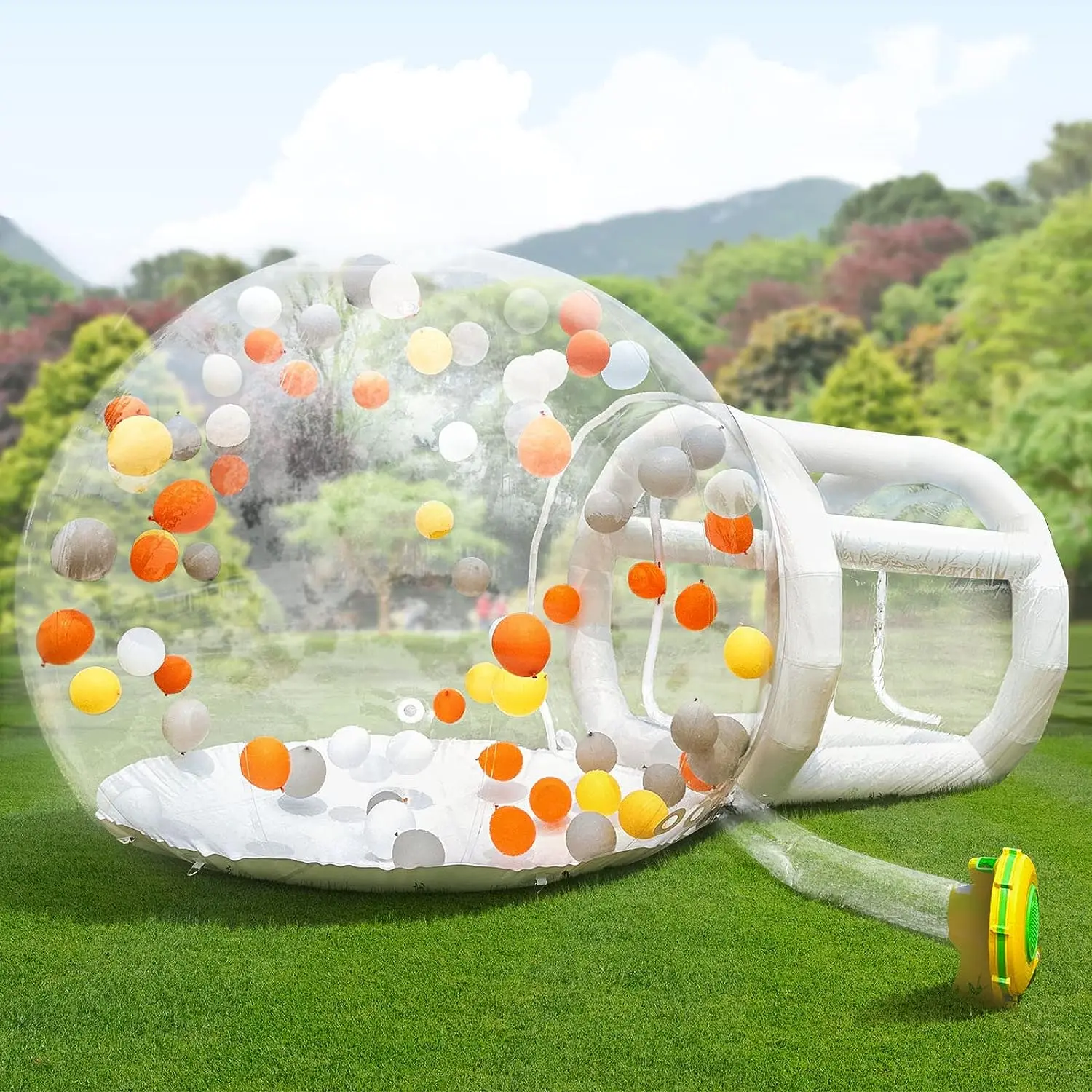 FOR Factory price  Inflatable bubble tent with tunnel  Inflatable bubble house pvc