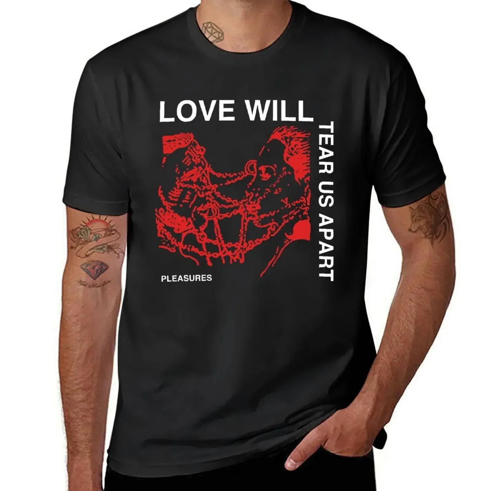 

Love Will Tear Us Apart Lil Peep Joy Division T-Shirt vintage customs funnys sublime big and tall t shirts for men