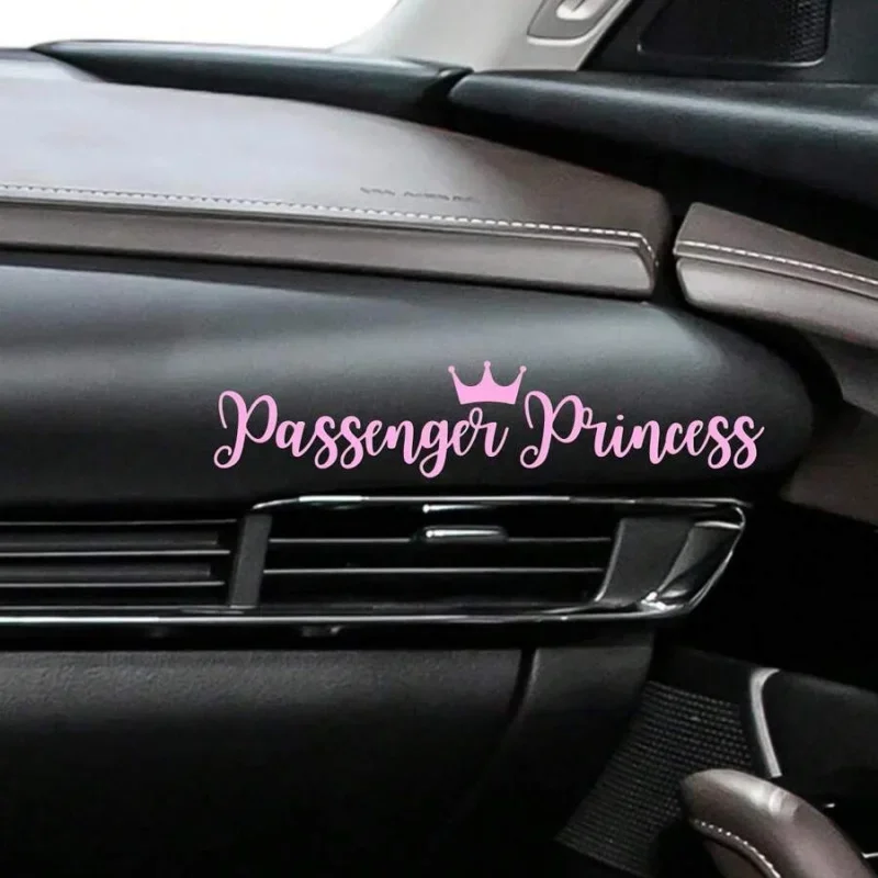 Passenger Princess Cute Funny Car Sticker Text Vinyl Decal Decor for Car Exterior Home Laptop Auto Accessories