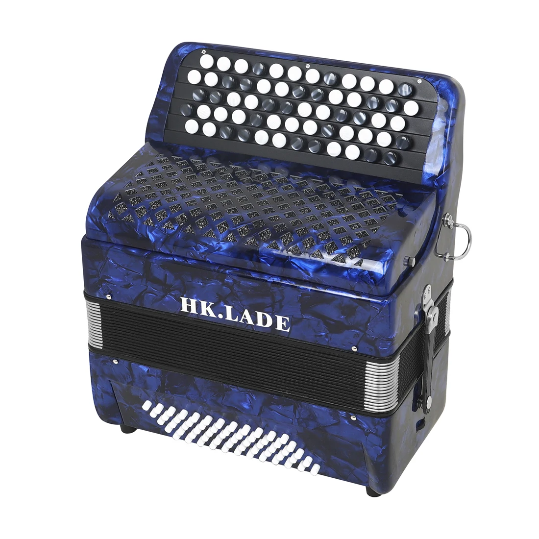 Wholesale Sailulu Professional Keyboard Band Back Band Blue AH-110 62 Key 60 Bass 3-key Agreement