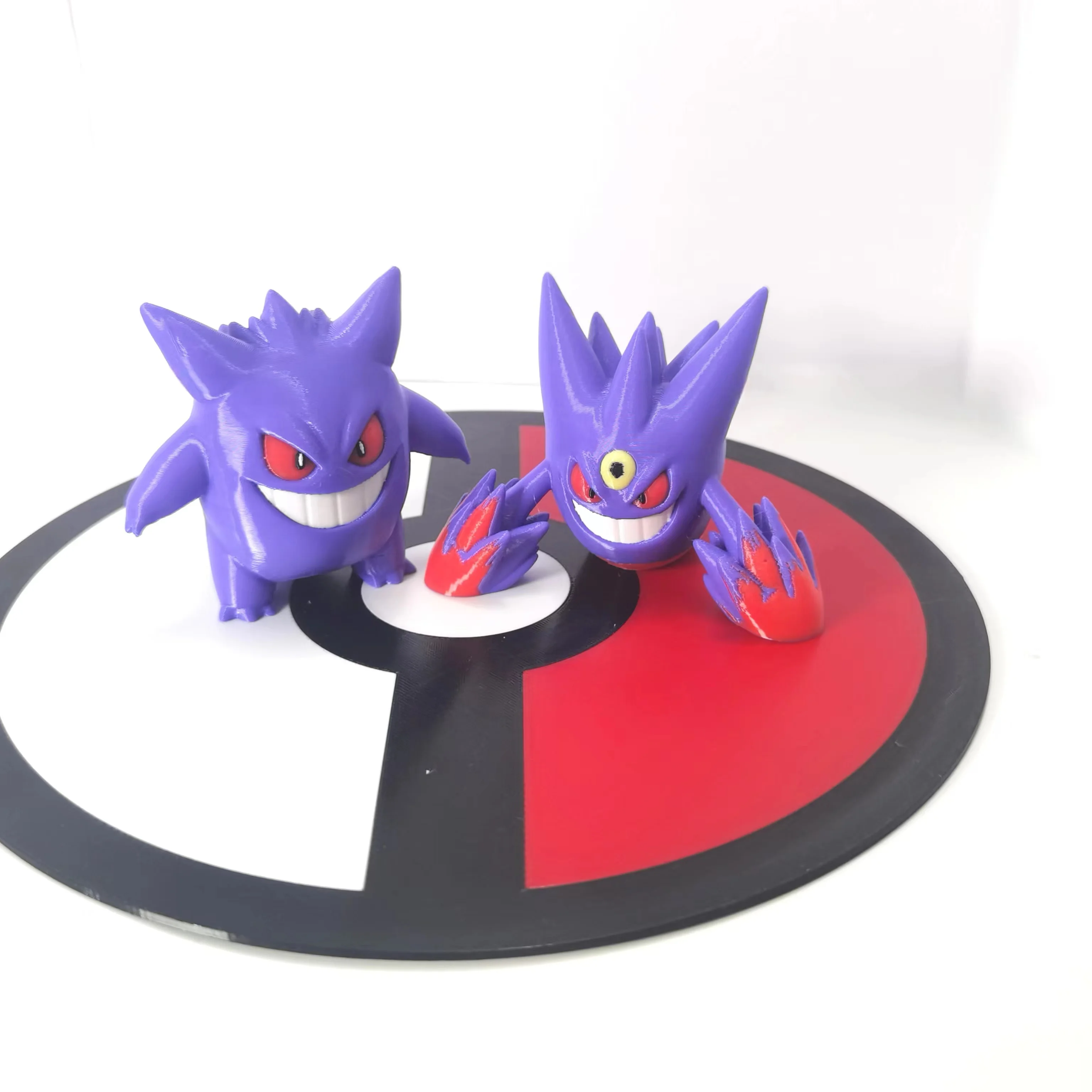 Pokemon Gengar Anime Figures Proportion World 1:20 Diy 3D Printing Cartoon Character Desktop Decoration Collection Model Toy