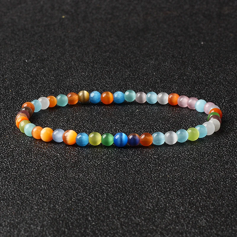 Mini Chakra Beads Bracelets for Women, Healing Charm