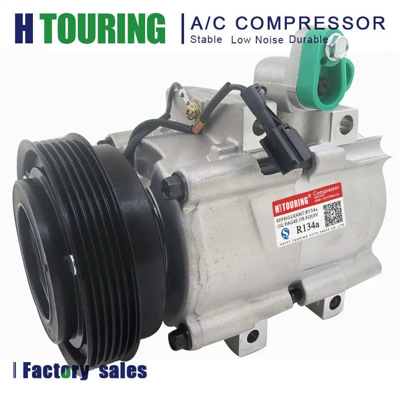 

HCC HS18 AC Compressor For Hyundai Santa Fe Kia Magentis Sorento 97701-38171 97701-38170 97701-26200 97701-2E200 97701-3A682