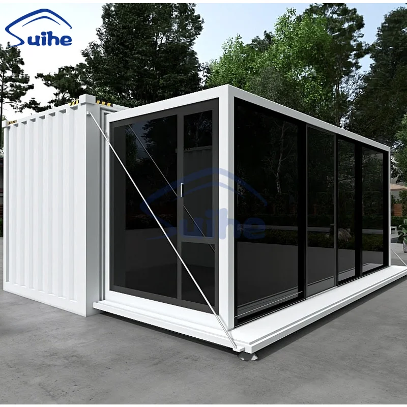 Mobile Construction Site 20ft Steel Prefabricated Tony House Container Foldable Expandable Prefab Container House