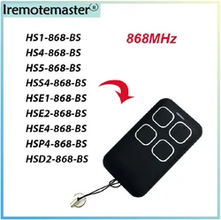 For HORMANN BiSecur HSE2-868-BS HSE4-868-BS Garage Door Remote Control HORMANN HS1 HS4 HSS4 HSE1 HSP4 HSD2 868 BS Transmitter