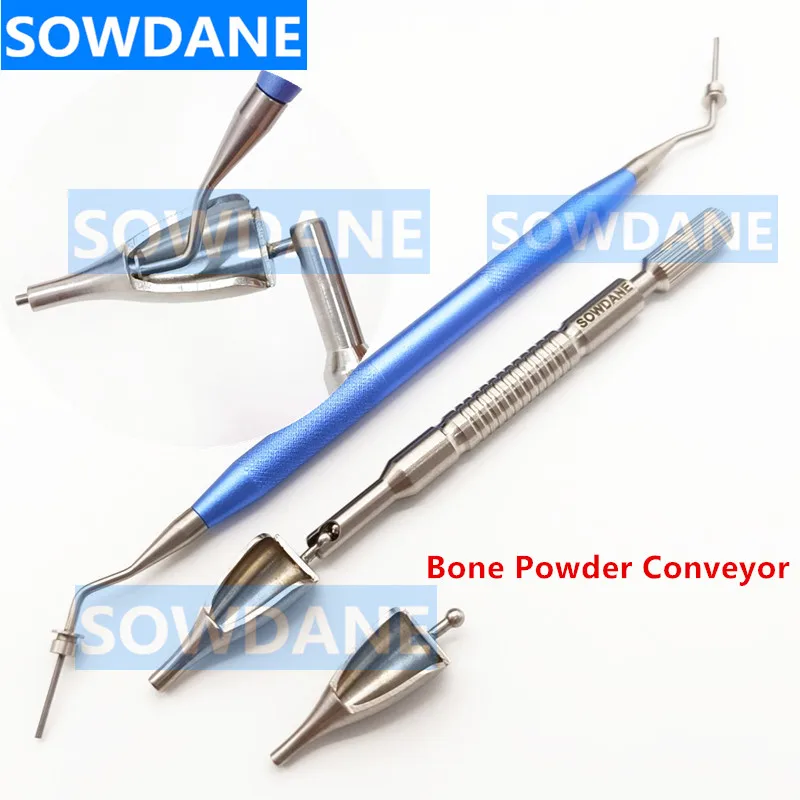 Dental Surgical Bone Powder Collector Implant Bone Graft Filling Tool Syringe Carrier and Packer Powder Conveyor Adjustable