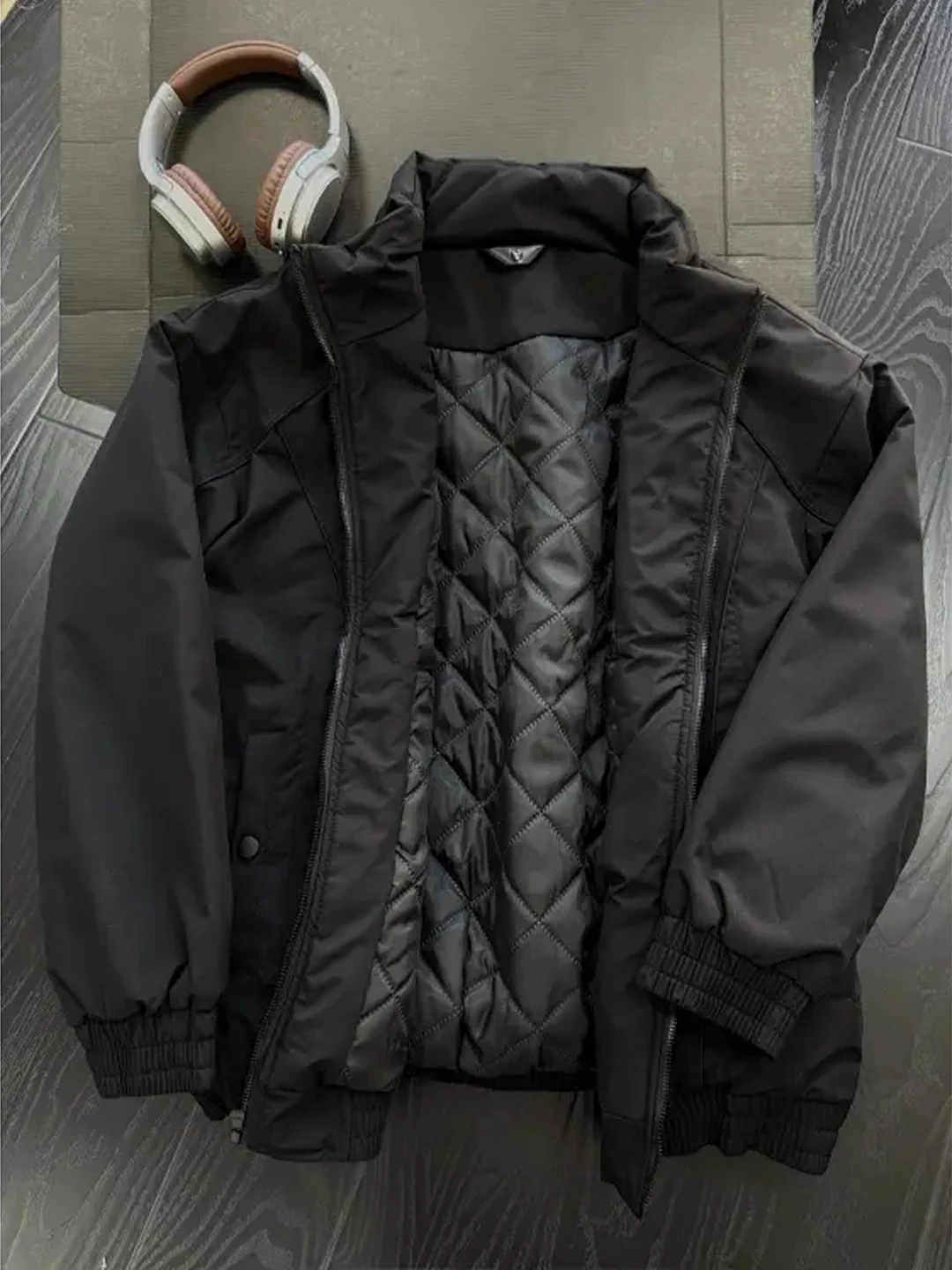 

Bla Pilot Jaet Cotton Men's Winter American Bomber ort Cotton Coat Non-run Cotton irt Outerwear Stand Fit Hooded