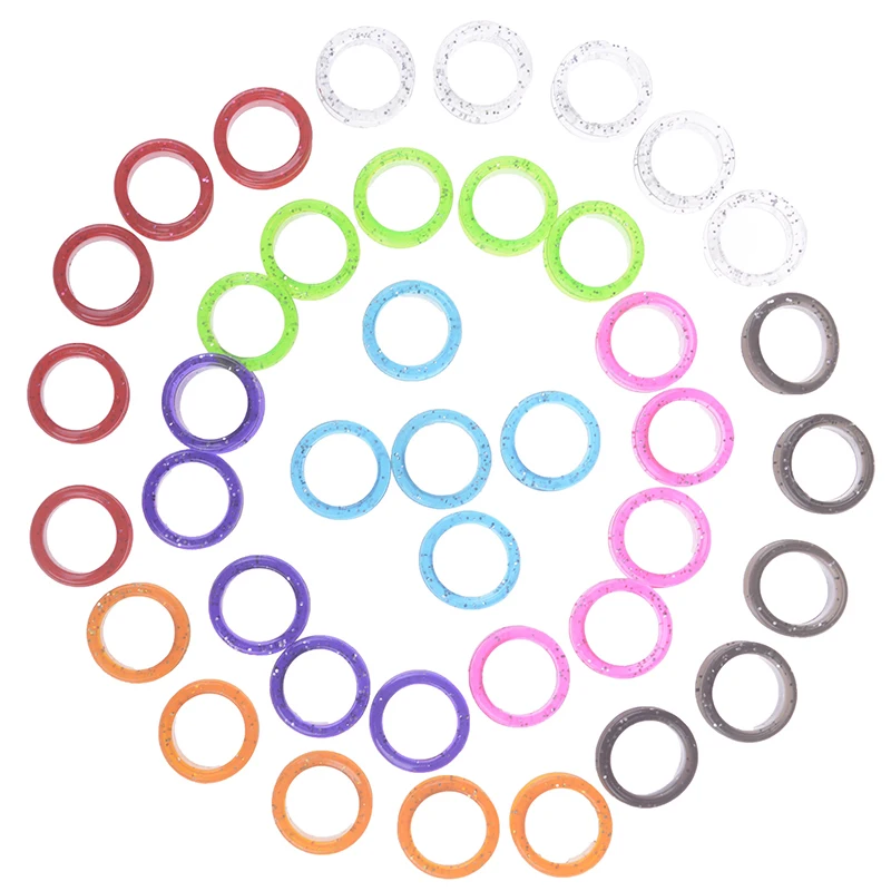 5pcs Professional Pet Grooming Scissors Protector Cutting Curved Thinning Shears Silicone Finger Rings for Cat Dog Hair Scissors
