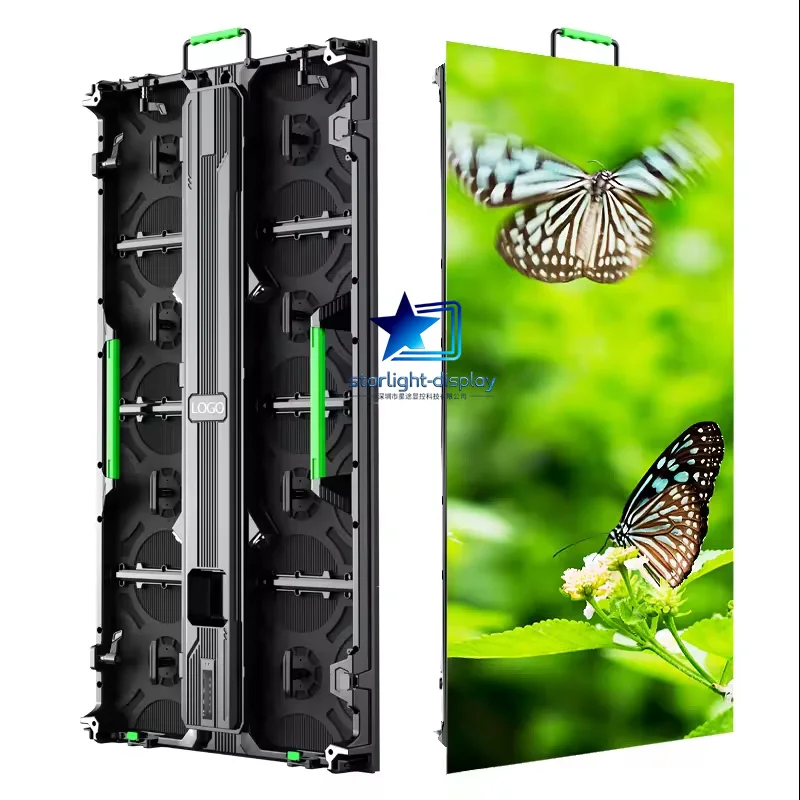 Pantalla de alquiler LED p3.91 para exteriores, 500x1000, pantalla de publicidad exterior, centro comercial, panel de pared de vídeo LED electrónico, escenario para co