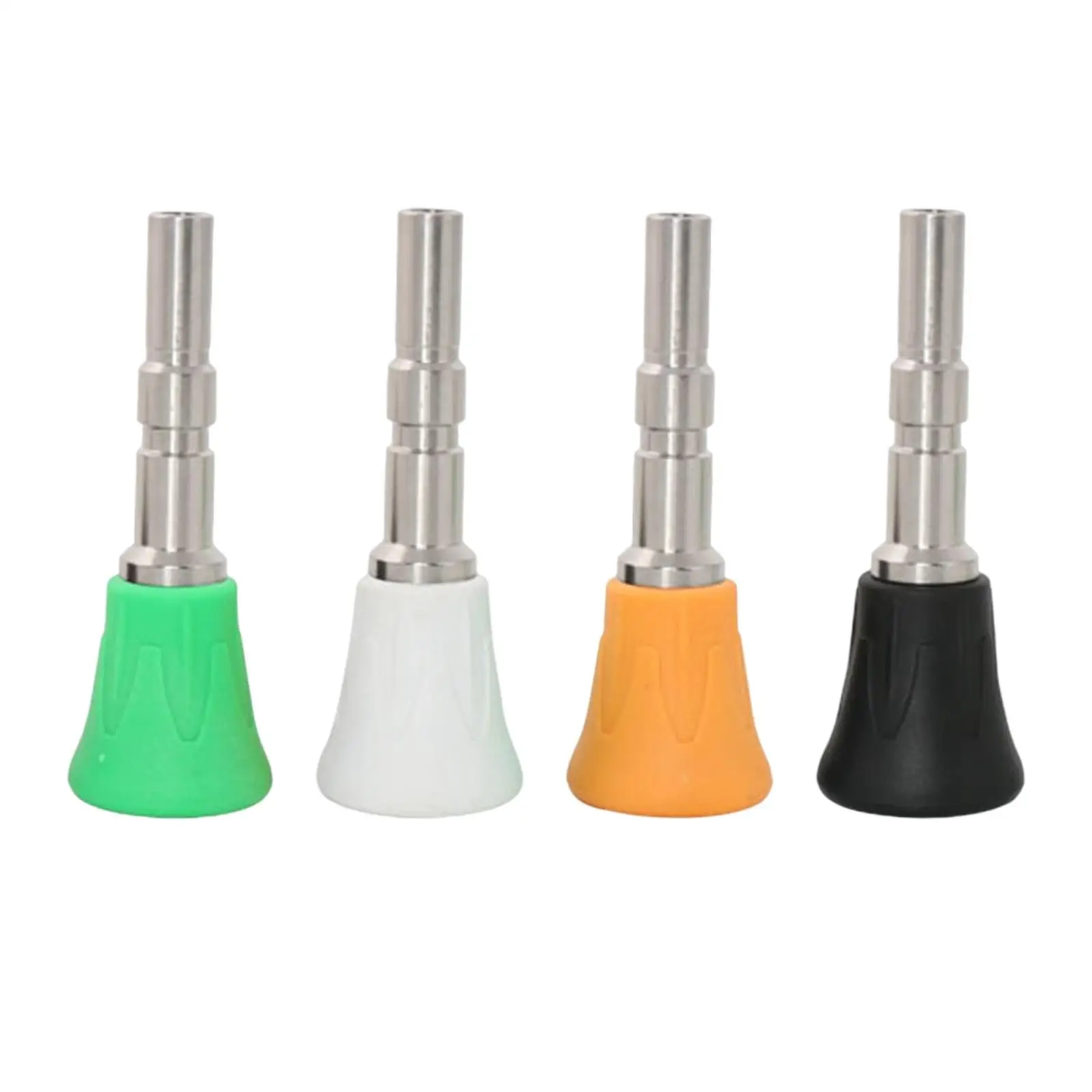 Steel Washer Spray Nozzle 1/4 Inch Quick Connect High Pressure Water Fan Tip for Car Cleaning
