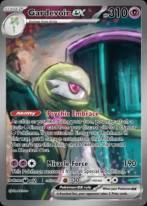 DIY Self Control Gengar Gardevoir Mewtwo Gyarados Lucario  Collect Signature Trading  Card Anime Cartoon Gift
