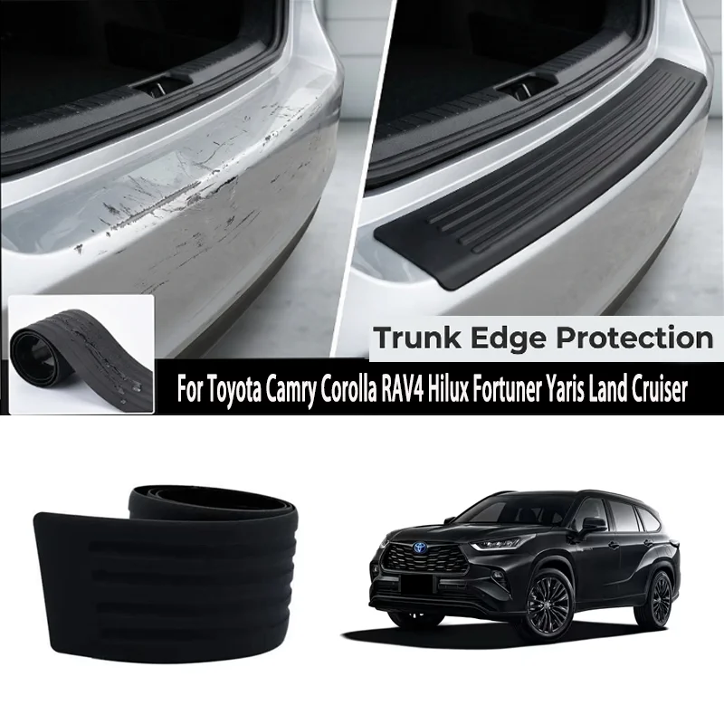 

Защитная накладка на бампер от ударов и царапин для Toyota Camry, Corolla, RAV4, Hilux, Fortuner, Yaris, Land Cruiser