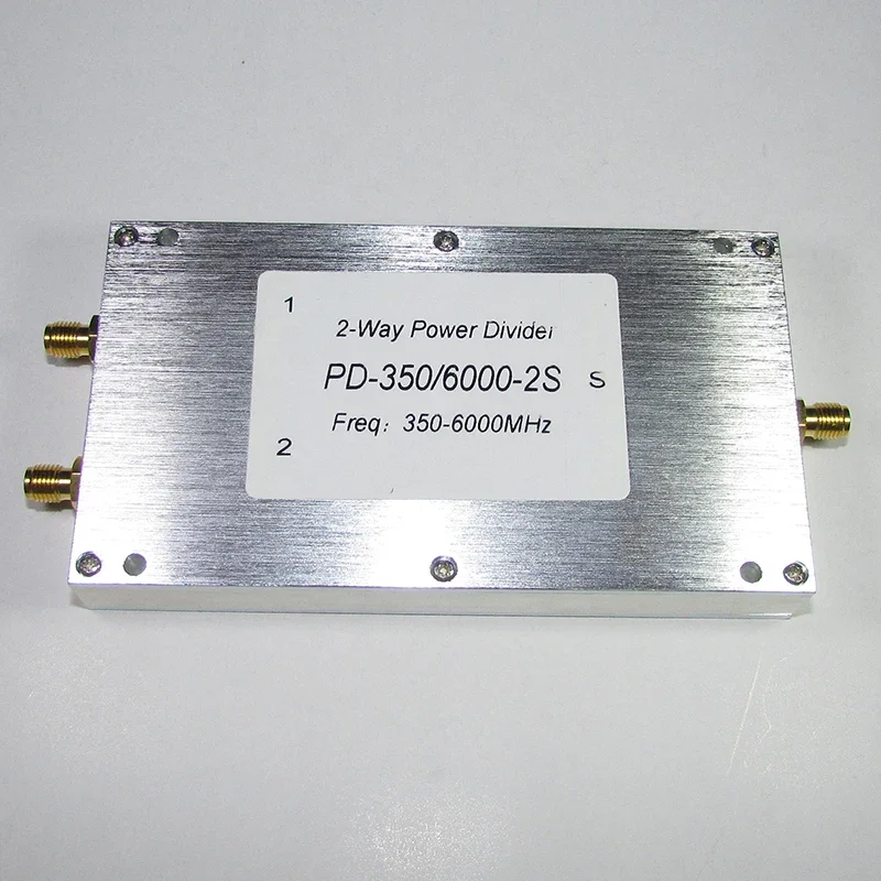 PD-350/6000-2S 350-6000MHz 15W SMA RF One Split Two Broadband Power Divider 2-way Power Divider