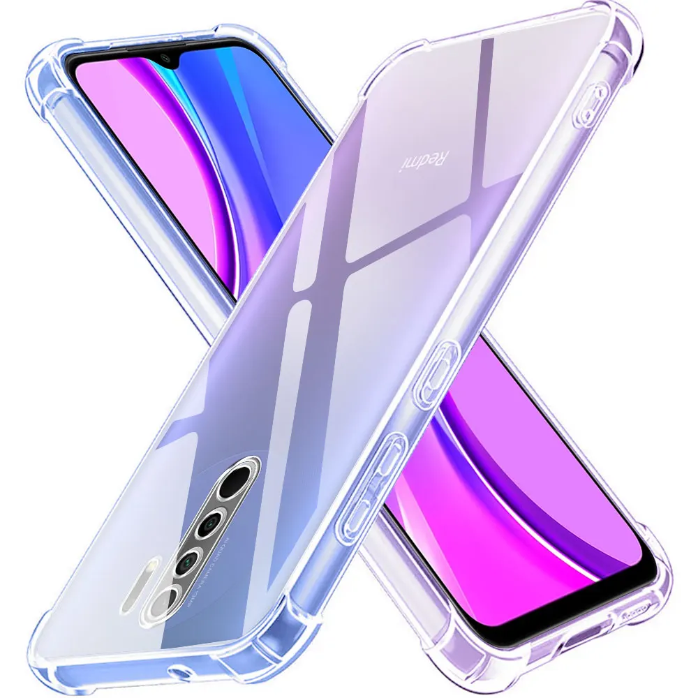 

Чехол для телефона Redmi 9 8A 9A A9T Redmi 9C NFC 9A 9i Спортивный чехол с подушкой безопасности Противоударный ТПУ Прозрачный мягкий силиконовый чехол на заднюю панель