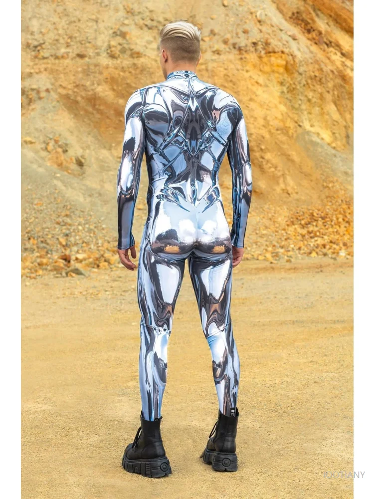 بدلة قطعة واحدة مثيرة للزوجين من البطولين بقصة ضيقة لعب الأدوار سايبر بدلة الخيال العلمي للرجال أزياء خارجية لحفلات الهالوين كرنفال 2026 #6